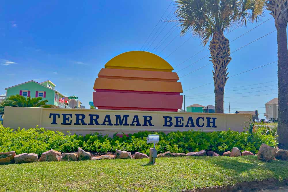 Terramar Beach Limited Beach Parking on West End of Galveston